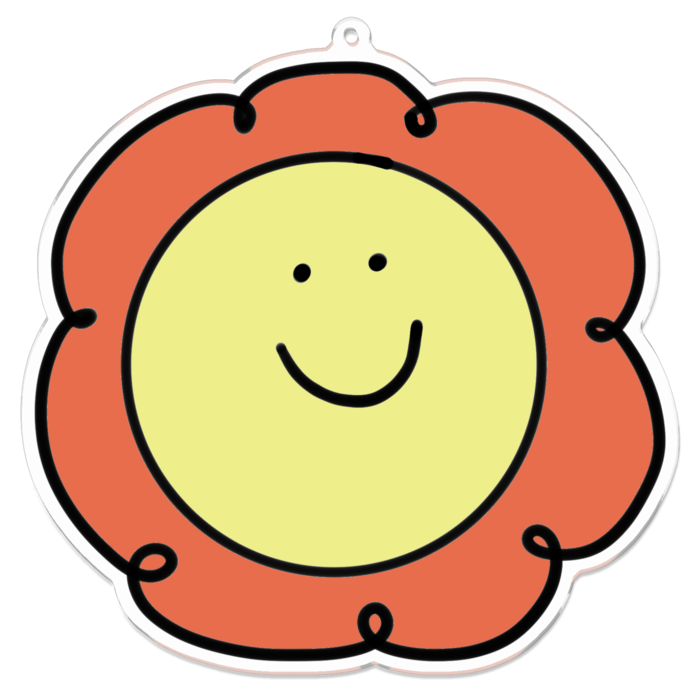 アクリルキーホルダー - 100 x 100 (mm)