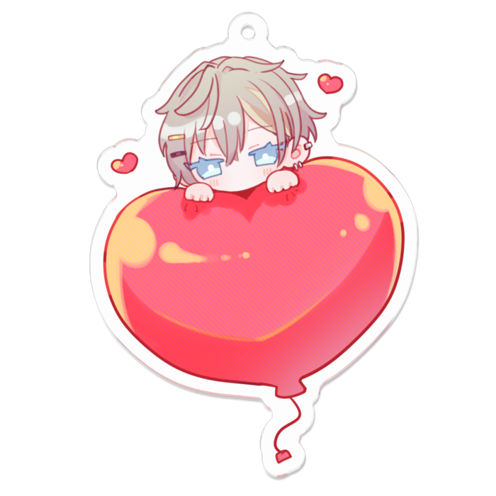 アクリルキーホルダー（コーティング） - 70 x 70 (mm)