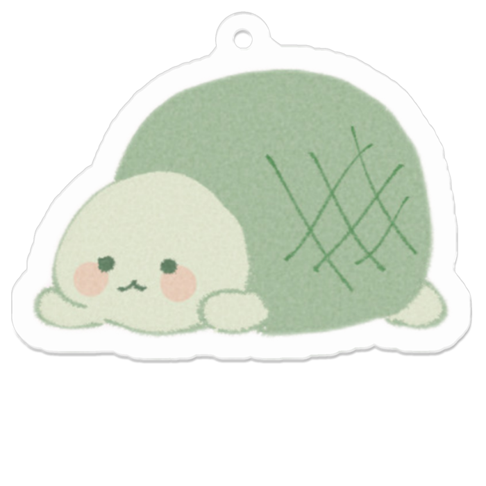 アクリルキーホルダー（コーティング） - 50 x 50 (mm)