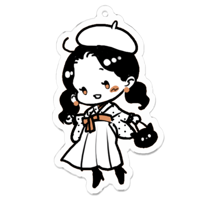 アクリルキーホルダー - 70 x 70 (mm)