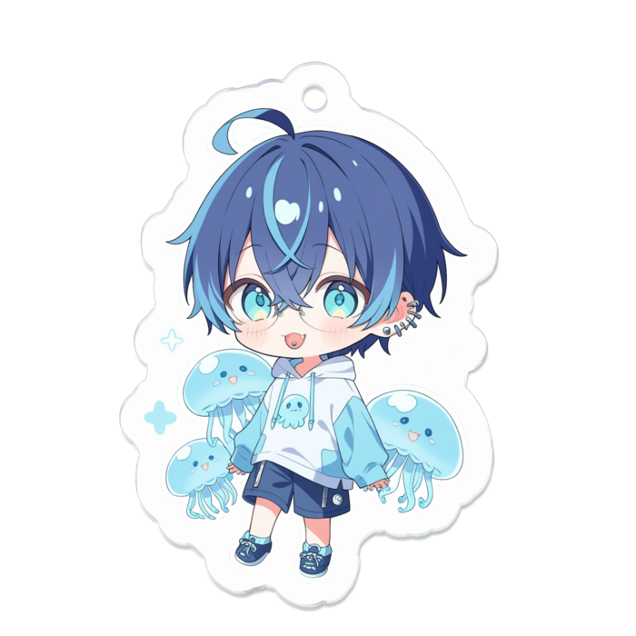 アクリルキーホルダー - 50 x 50 (mm)