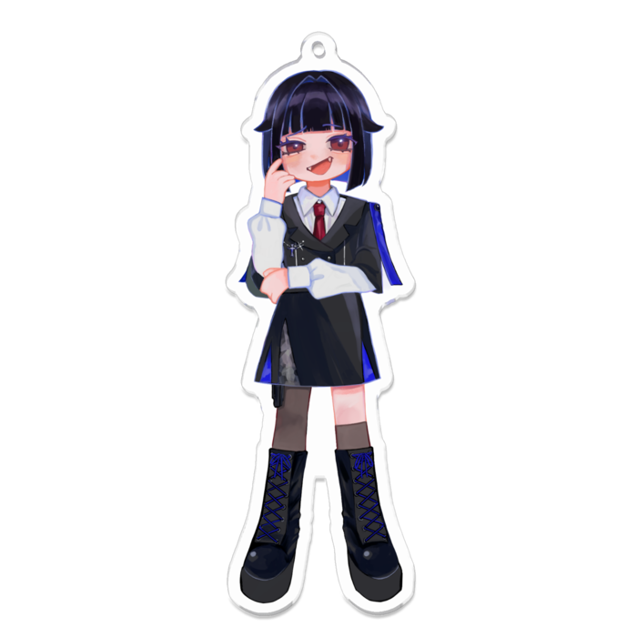 アクリルキーホルダー（コーティング） - 100 x 100 (mm)