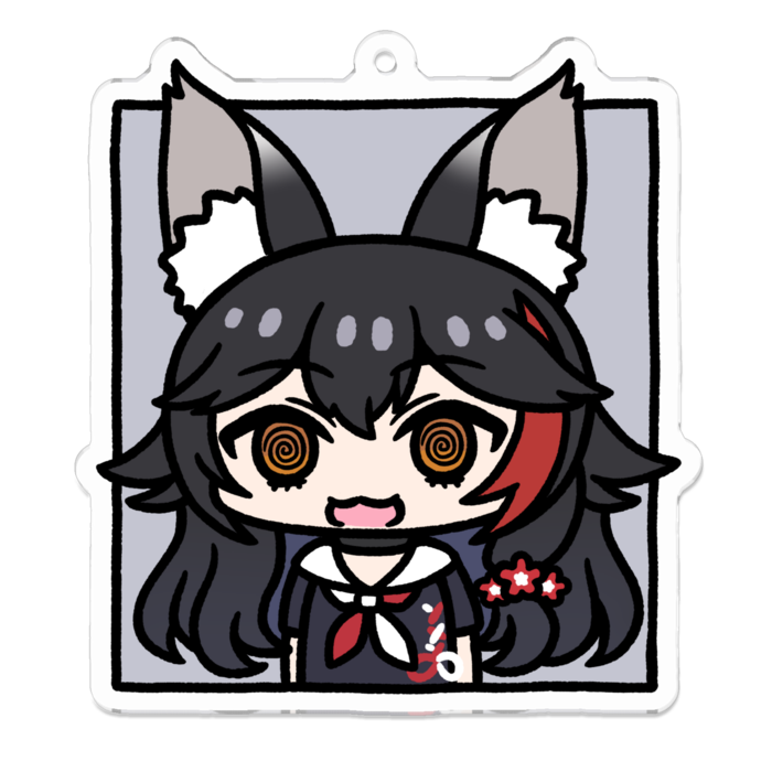 アクリルキーホルダー - 70 x 70 (mm)