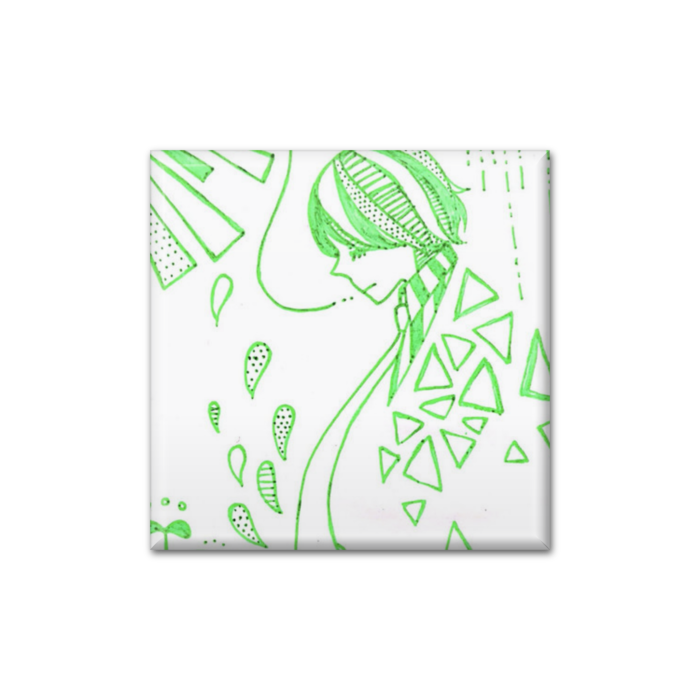 缶バッジ - 四角形40mm