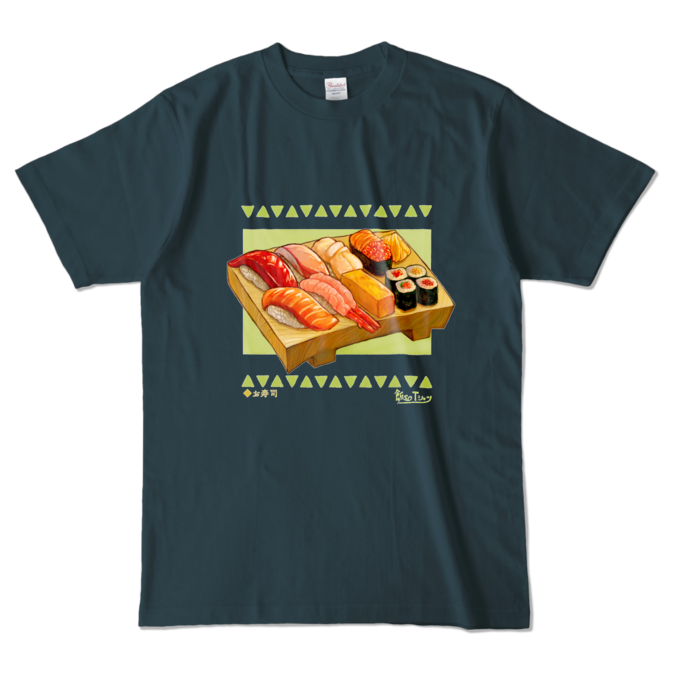 カラーTシャツ - L - デニム (濃色)