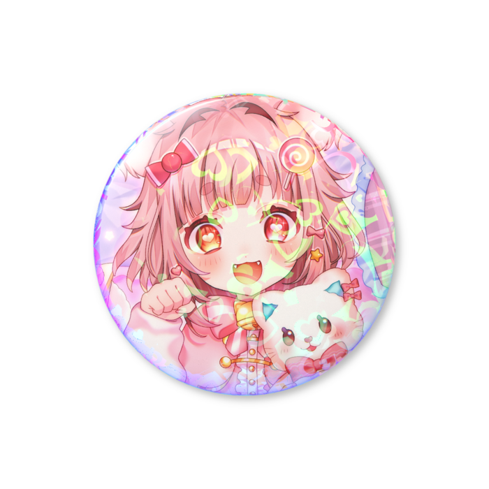 ホログラム缶バッジ - 76mm