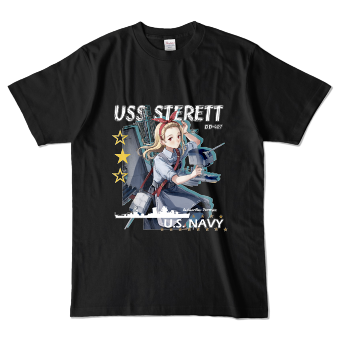 カラーTシャツ - L - ブラック (濃色)