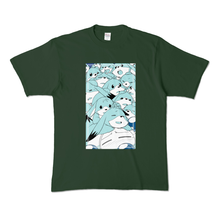 カラーTシャツ - XL - フォレスト (濃色)