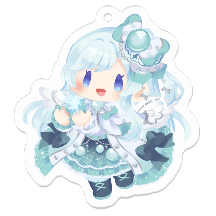 アクリルキーホルダー - 50 x 50 (mm)