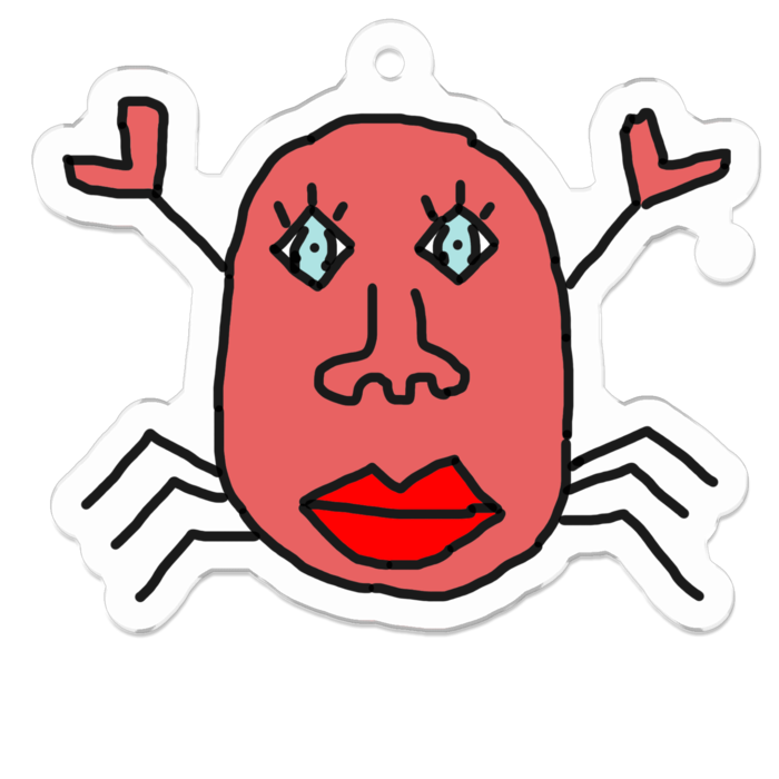 アクリルキーホルダー - 50 x 50 (mm)