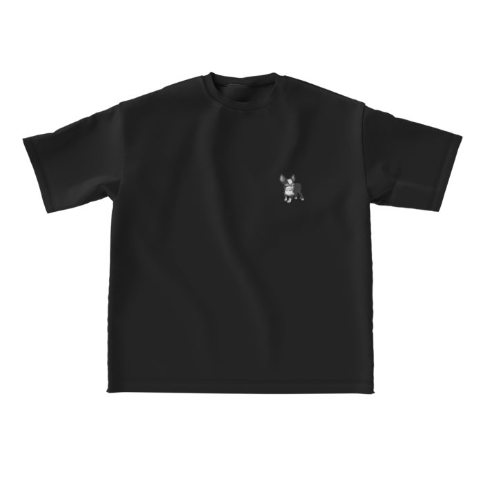 ビッグシルエットTシャツ - L - 両面