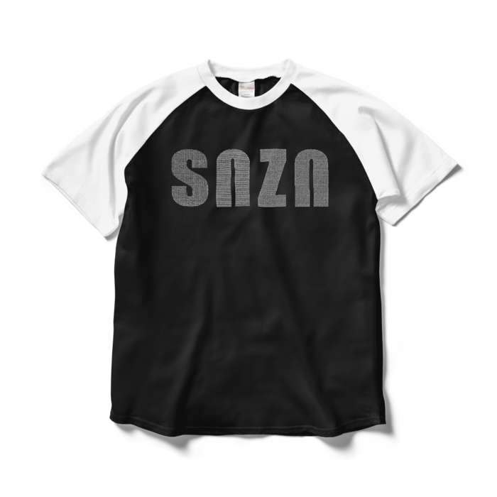ラグランTシャツ - L - ブラック×ホワイト