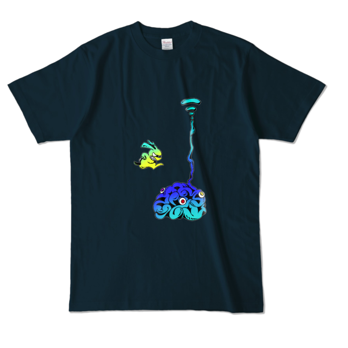 カラーTシャツ - L - ネイビー (濃色)(1)