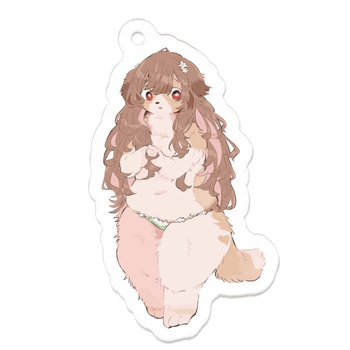 アクリルキーホルダー - 50 x 50 (mm)