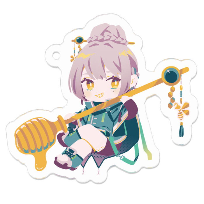 アクリルキーホルダー - 50 x 50 (mm)