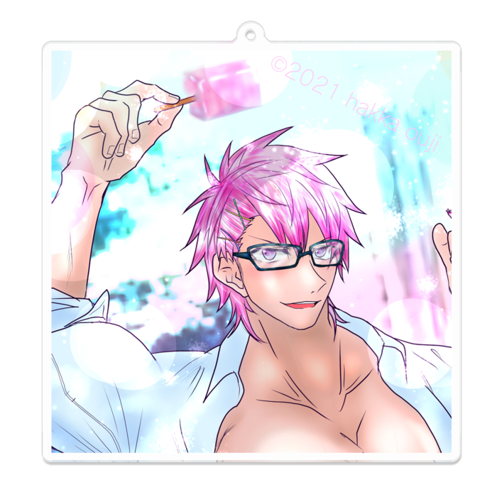 アクリルキーホルダー - 100 x 100 (mm)