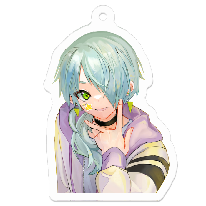 アクリルキーホルダー - 50 x 50 (mm)