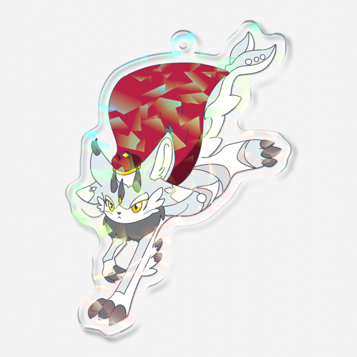 ホログラムアクリルキーホルダー - 70 × 70mm