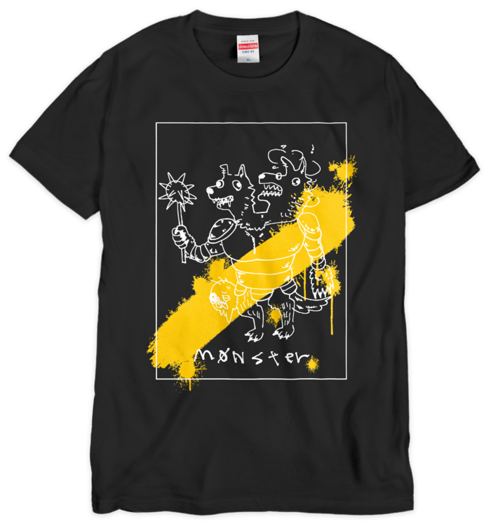 Tシャツ（シルクスクリーン印刷） - XL - 2色