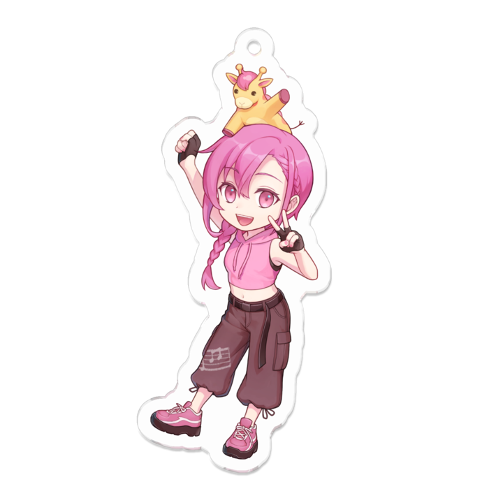 アクリルキーホルダー - 70 x 70 (mm)