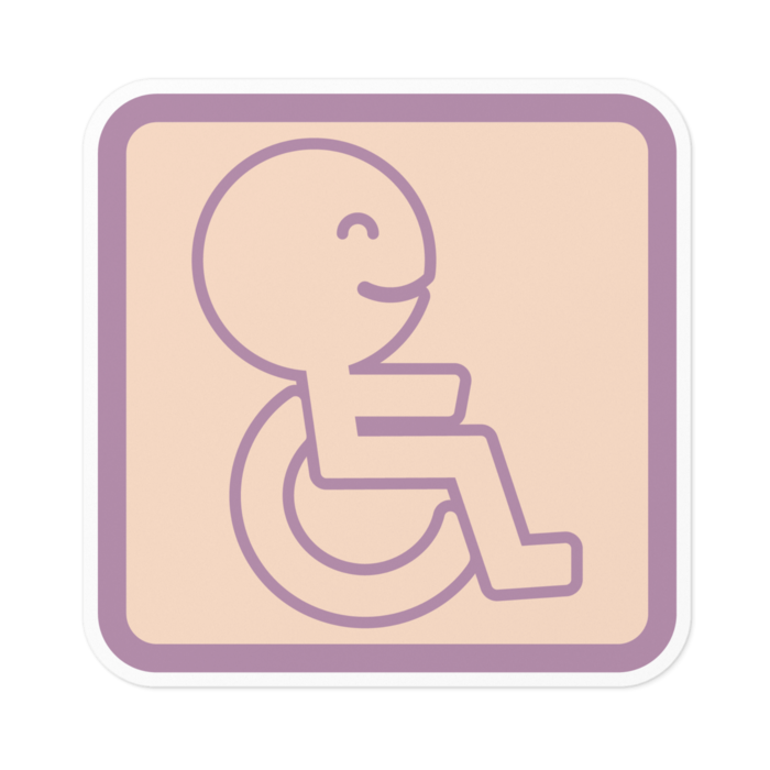 ステッカー - 100 x 100 (mm)