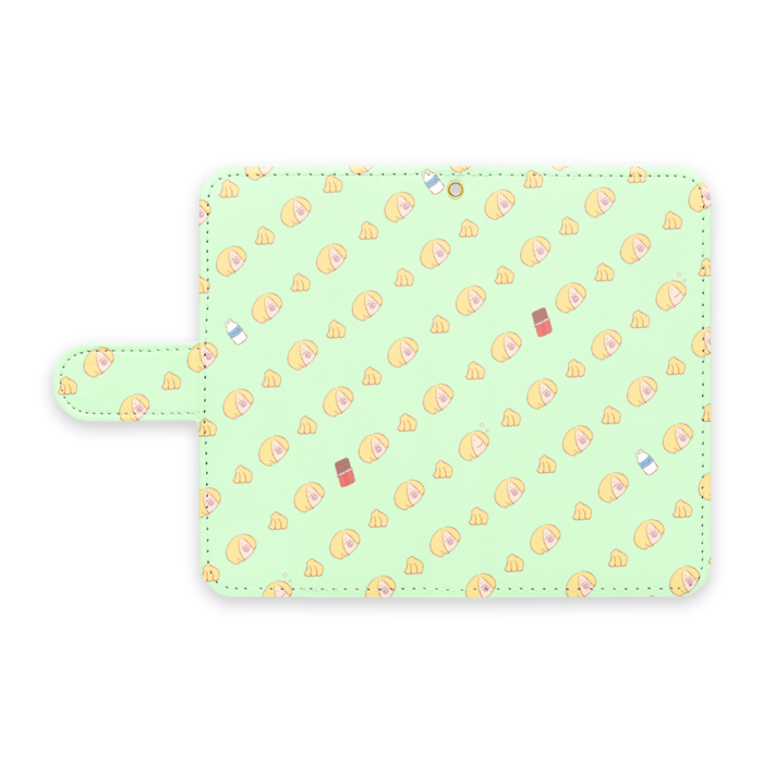 手帳型Androidケース - S - ストラップ穴 あり