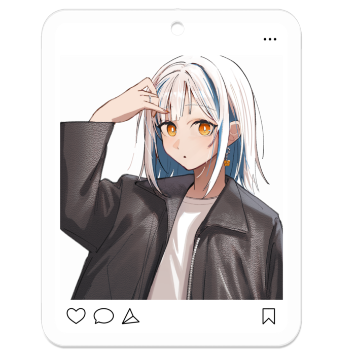 アクリルキーホルダー - 50 x 50 (mm)