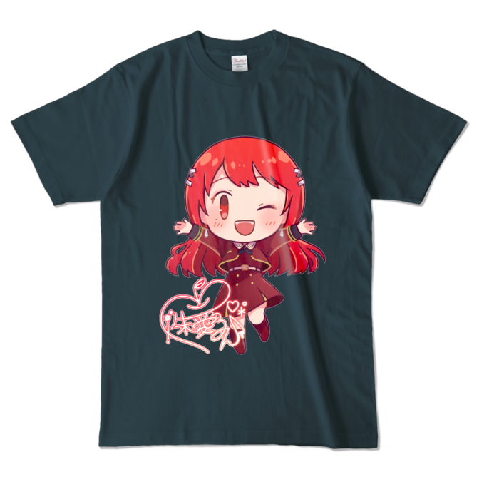カラーTシャツ - L - デニム (濃色)