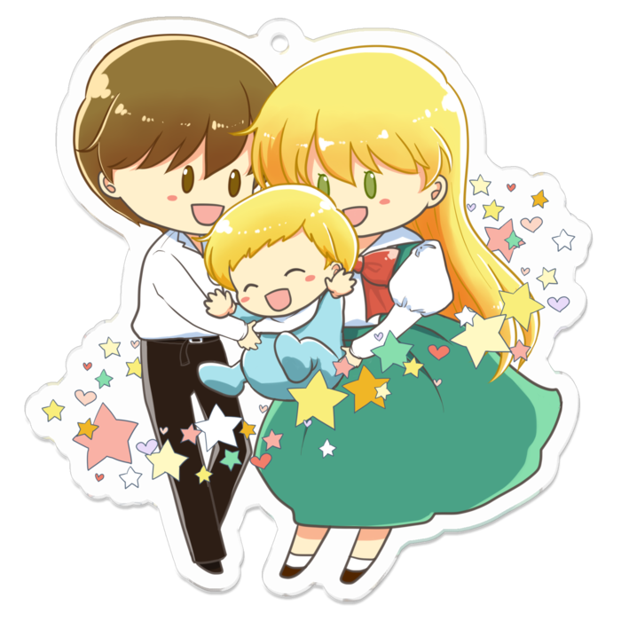 アクリルキーホルダー - 70 x 70 (mm)