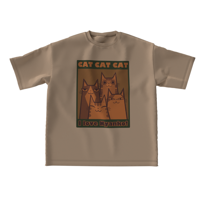 ビッグシルエットTシャツ - L - 正面(3)