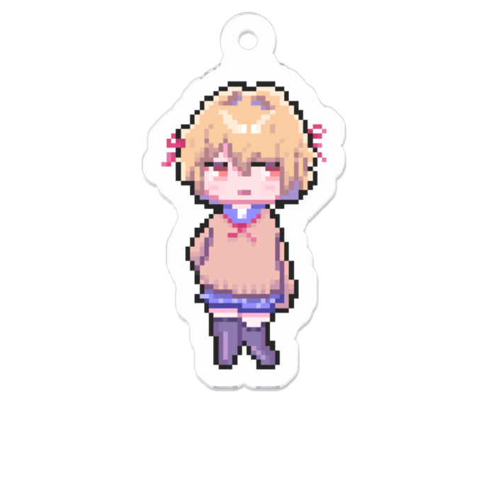 アクリルキーホルダー(コーティング) - 50 x 50 (mm)