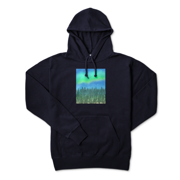 パーカー - L - ネイビー