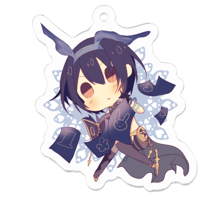 アクリルキーホルダー - 50 x 50 (mm)