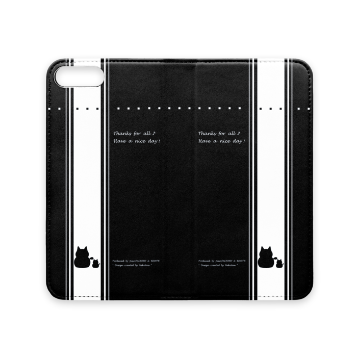 手帳型iPhoneケース(ベルトなし) - iPhone 8 Plus / 7 Plus - ストラップ穴 なし