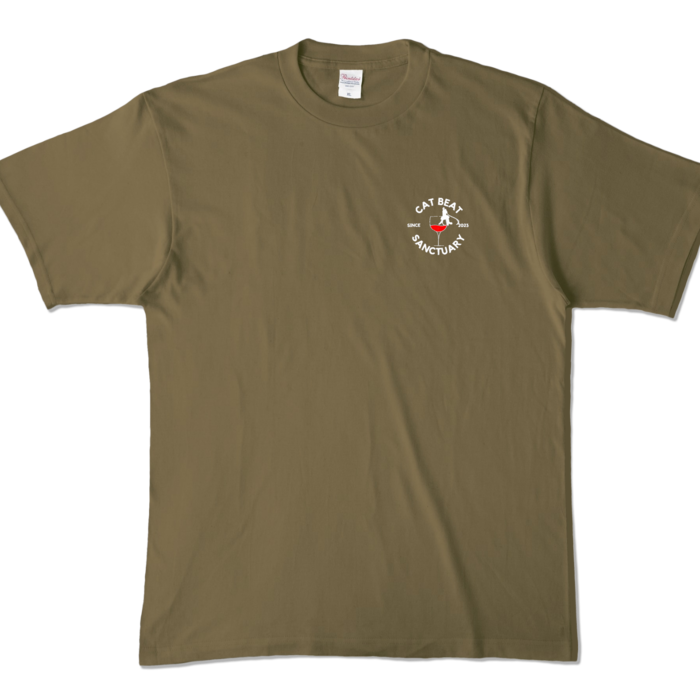 カラーTシャツ - XL - オリーブ (濃色)