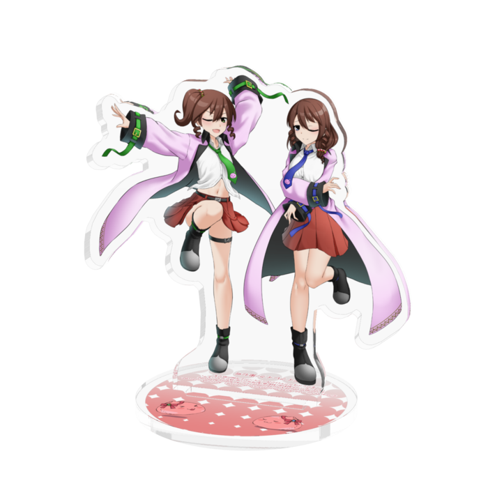 魔法学園制服(上着アリ)アクリルフィギュア - 70x70mm