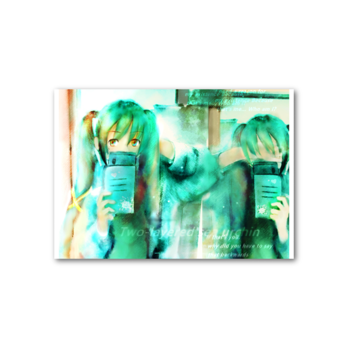フォト風カード - 横 - 片面
