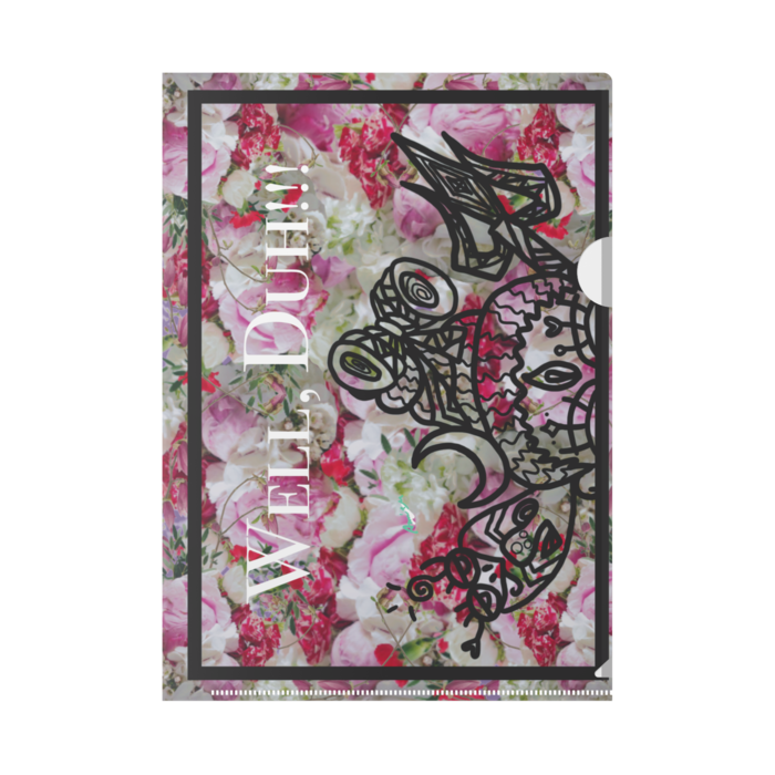 クリアファイル - B5 flower