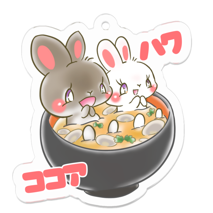 アクリルキーホルダー - 50 x 50 (mm)