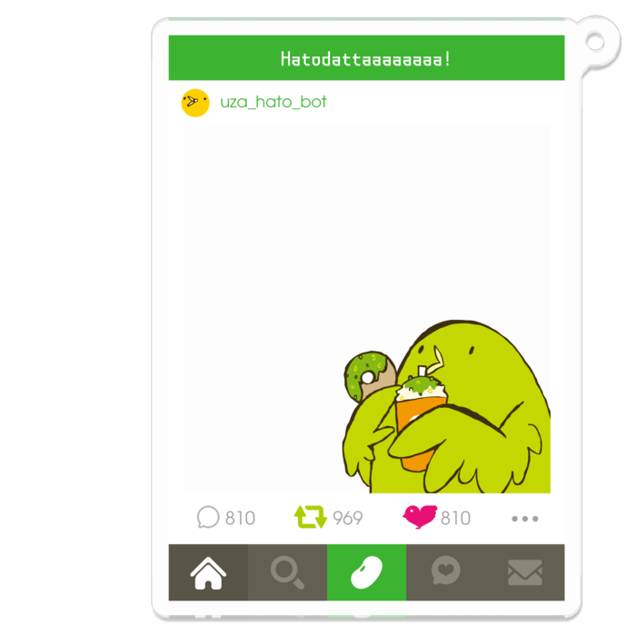 アクリルキーホルダー - 70 x 70 (mm)