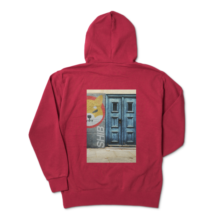 ジップパーカー - XL - バーガンディ