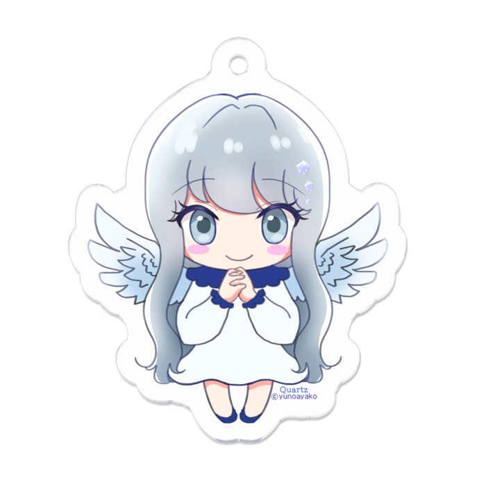 アクリルキーホルダー（コーティング） - 50 x 50 (mm)