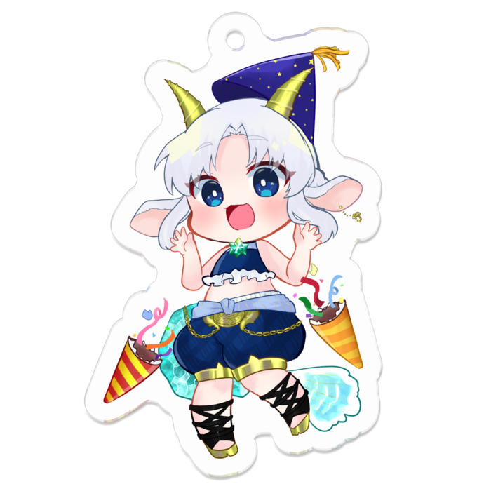 アクリルキーホルダー - 50 x 50 (mm)