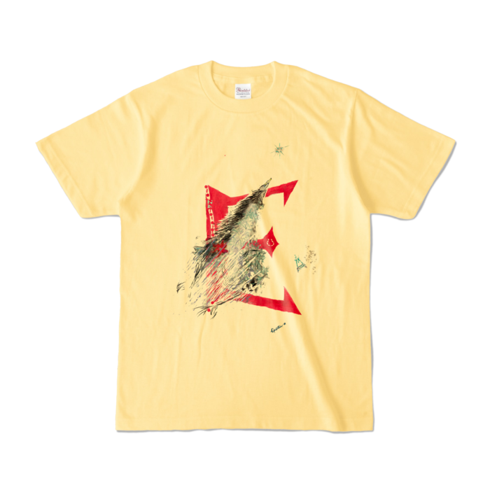 カラーTシャツ - S - ライトイエロー (淡色)