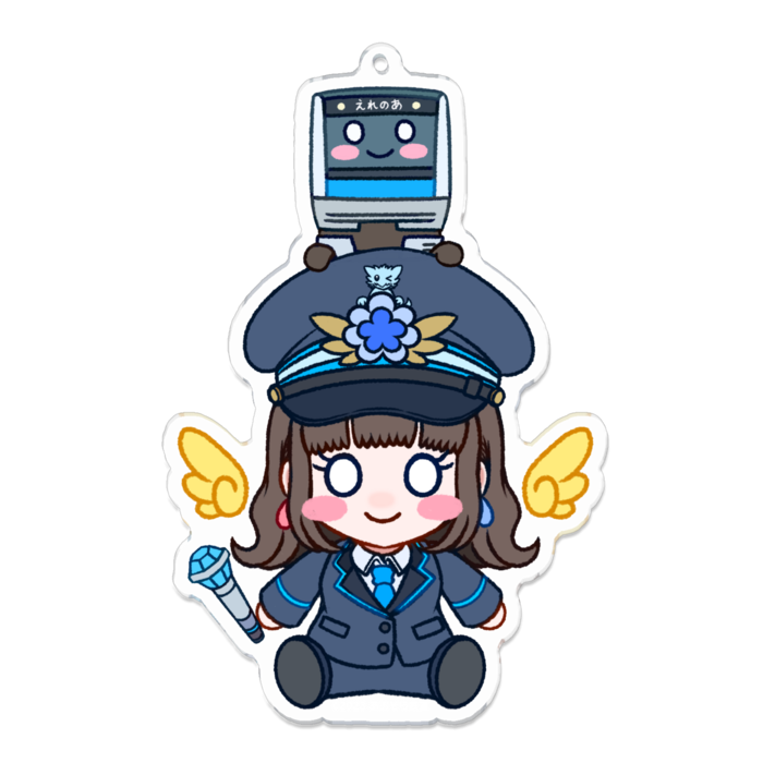 アクリルキーホルダー（コーティング） - 100 x 100 (mm)