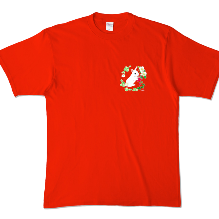 カラーTシャツ - XL - レッド (濃色)