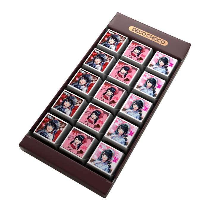 DECOチョコ - 列ごとにデザイン