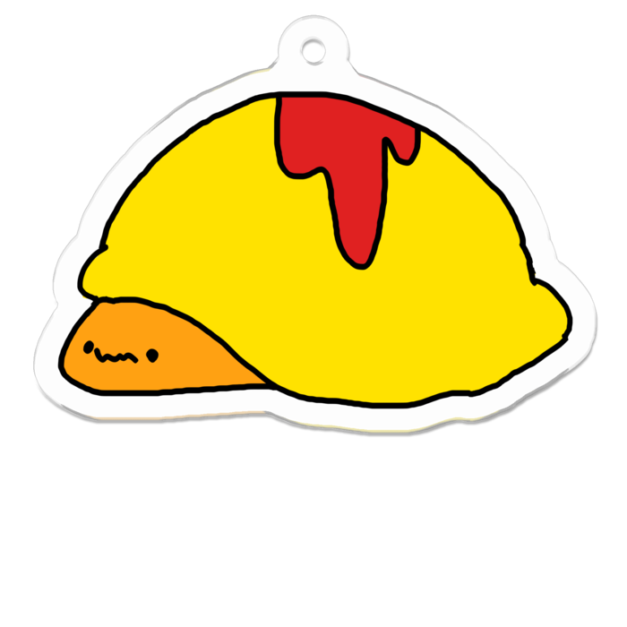 アクリルキーホルダー - 50 x 50 (mm)