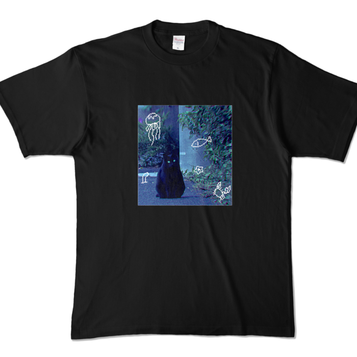 カラーTシャツ - XL - ブラック (濃色)