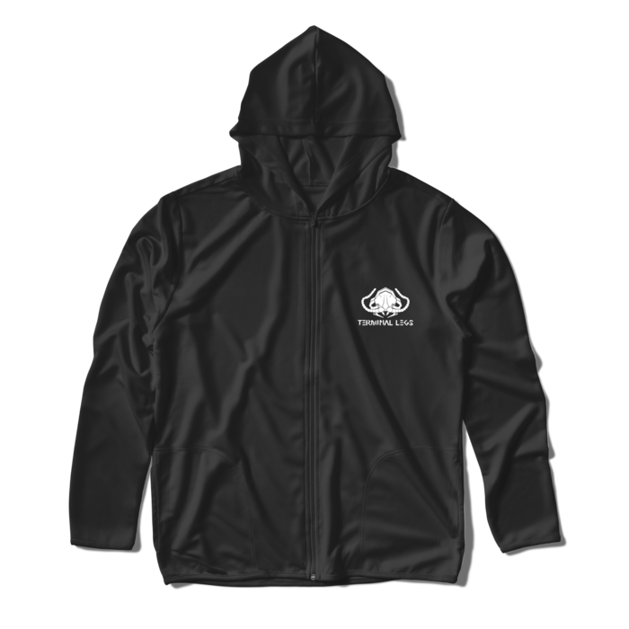 ジップパーカー - L - ブラック